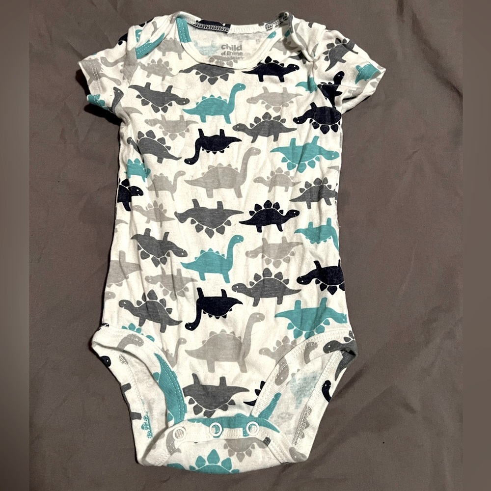Dinosaur onesie 100% cotton